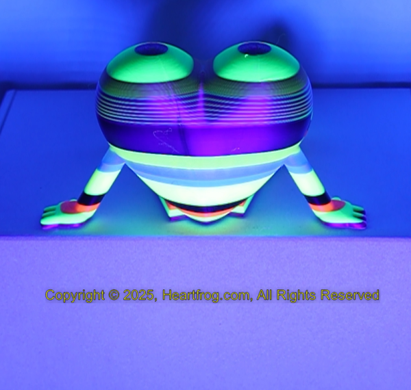 SUPER RARE! Multicolor Stripe Fluorescent Rainbow, Size: 150mm - Image 6