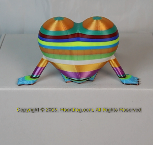 SUPER RARE! Multicolor Stripe Fluorescent Rainbow, Size: 150mm - Image 6