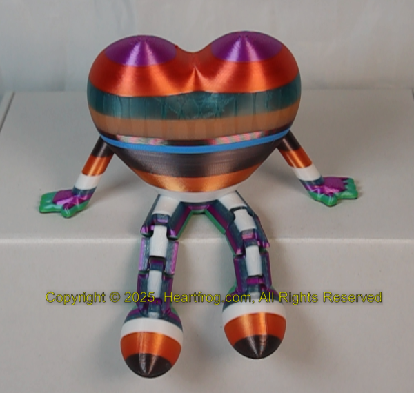 SUPER RARE! Multicolor Stripe Fluorescent, Size: 150mm - Image 2