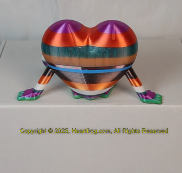 SUPER RARE! Multicolor Stripe Fluorescent, Size: 150mm - Image 3
