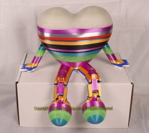 Multicolor Fluorescent (some) Glow In The Dark (some) Striped, DOB: 05/23/25 Size: 235mm