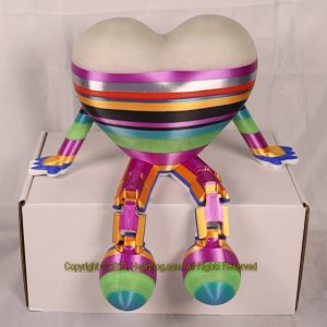 Multicolor Fluorescent (some) Glow In The Dark (some) Striped, DOB: 05/23/25 Size: 235mm
