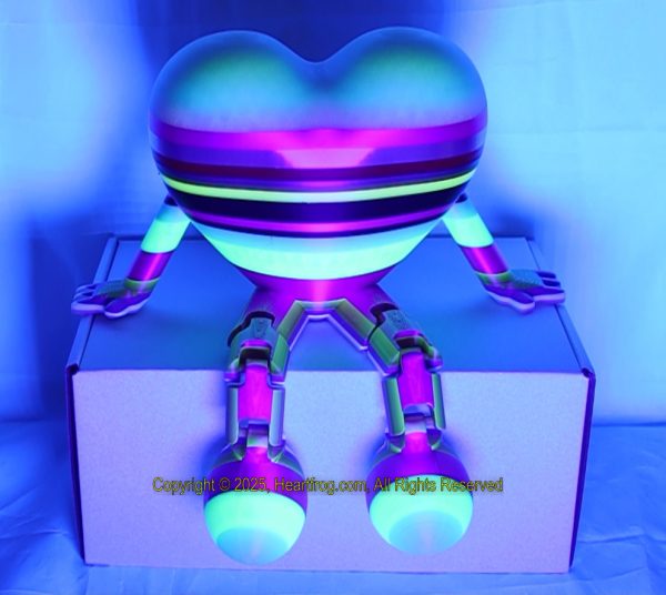 Multicolor Fluorescent (some) Glow In The Dark (some) Striped, DOB: 05/23/25 Size: 235mm - Image 2