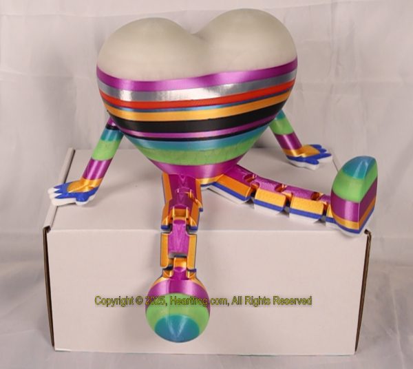 Multicolor Fluorescent (some) Glow In The Dark (some) Striped, DOB: 05/23/25 Size: 235mm - Image 3