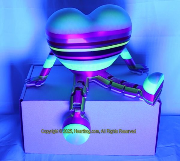 Multicolor Fluorescent (some) Glow In The Dark (some) Striped, DOB: 05/23/25 Size: 235mm - Image 4