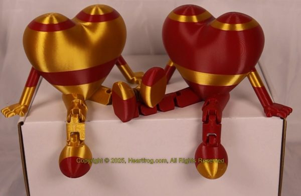 SUPER RARE! Gold Red "Opposite Twins", DOB: 05/28/25 Size: 150mm - Image 2