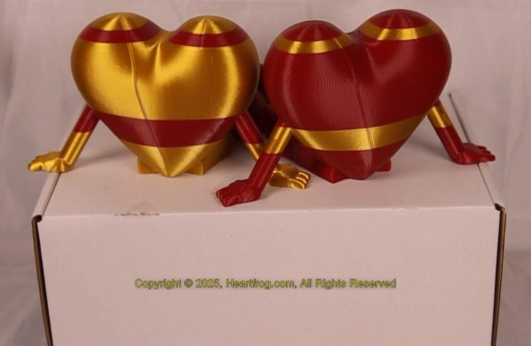 SUPER RARE! Gold Red "Opposite Twins", DOB: 05/28/25 Size: 150mm - Image 3