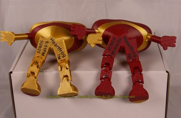 SUPER RARE! Gold Red "Opposite Twins", DOB: 05/28/25 Size: 150mm - Image 4