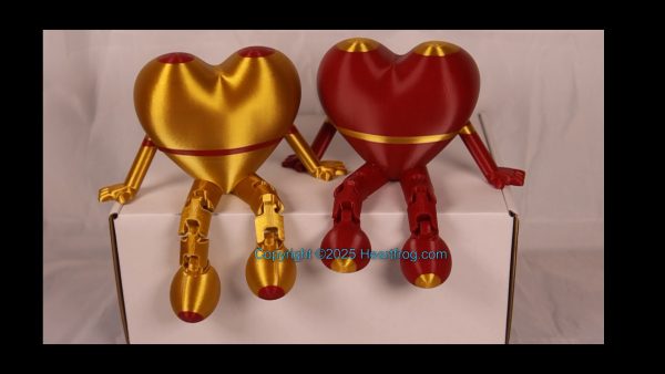 SUPER RARE! Gold Red "Opposite Twins Family Set (2), DOB: 05/30/25 Size: 150mm