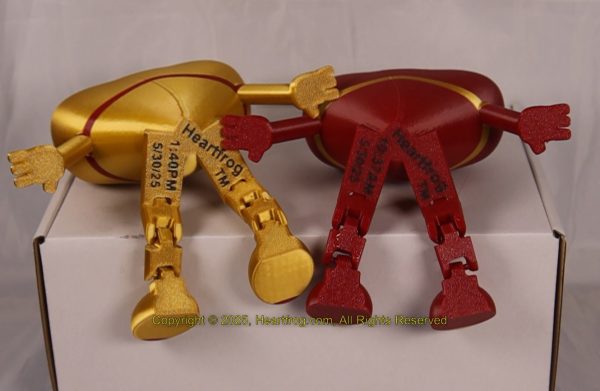 SUPER RARE! Gold Red "Opposite Twins, DOB: 05/30/25 Size: 150mm - Image 4