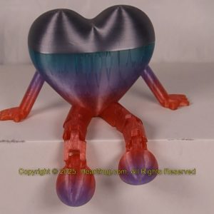 Red Blue Apple with Grey Top, DOB: 05/21/25 Size: 150mm