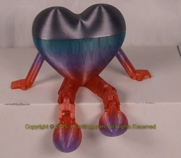 Red Blue Apple with Grey Top, DOB: 05/21/25 Size: 150mm