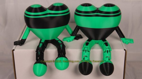 SUPER RARE! Green Black "Opposite Twins" Family Set, DOB: 06/01/25 Size: 150mm
