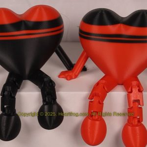 SUPER RARE! Red Black "Opposite Twins" Family Set, DOB: 05/31/25 Size: 150mm