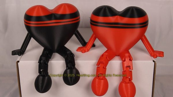 SUPER RARE! Red Black "Opposite Twins" Family Set, DOB: 05/31/25 Size: 150mm
