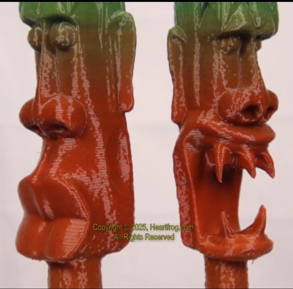 African/Kenyan Replica 1972 Statues (pair) - Image 5