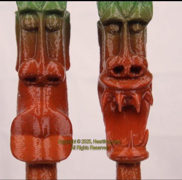 African/Kenyan Replica 1972 Statues (pair) - Image 6
