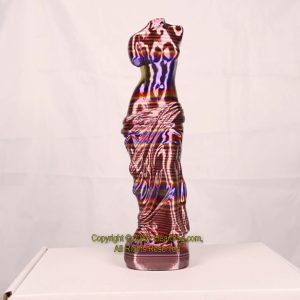 Italian Style Female Torso Sculpture, Rainbow