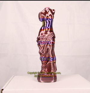 Italian Style Female Torso Sculpture, Rainbow