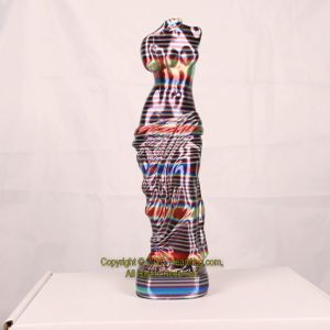 Italian Style Female Torso Sculpture, Rainbow