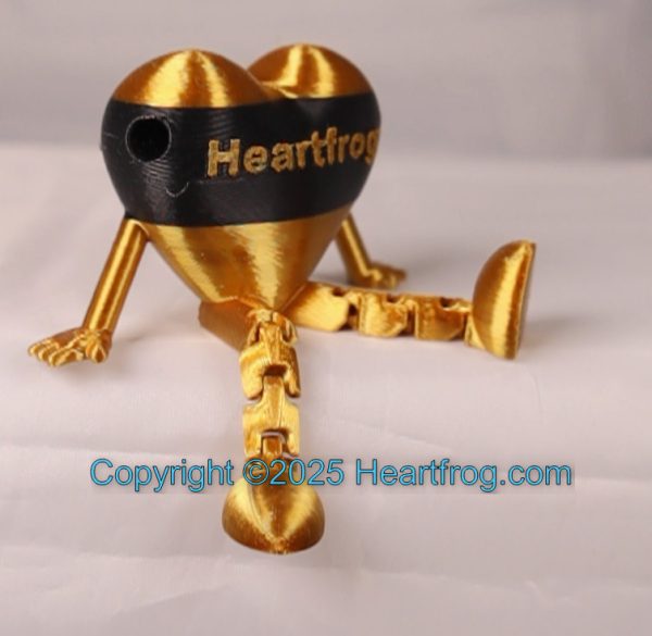 Small Heartfrog, Bling or ornament, or sit it on display when "not in use". Always a smile. Size: 73mm - Image 2