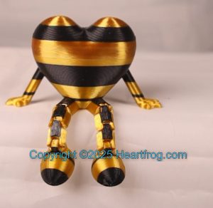 Hanging ornament, Bling, or sit it on display. Always a smile. Size: 73mm