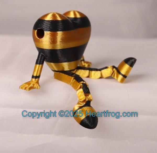 Hanging ornament, Bling, or sit it on display. Always a smile. Size: 73mm - Image 2