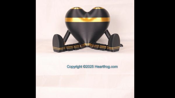 Way cool Gold and Black, Bling compatible, a hanging ornament or sit it on display. Always a smile, Size: 150mm - Image 3