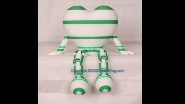 Green and White, Bling compatible, a hanging ornament and sit it on display when "not in use". Always a smile, Size: 150mm - Image 2