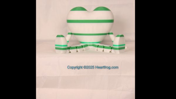 Green and White, Bling compatible, a hanging ornament and sit it on display when "not in use". Always a smile, Size: 150mm - Image 3