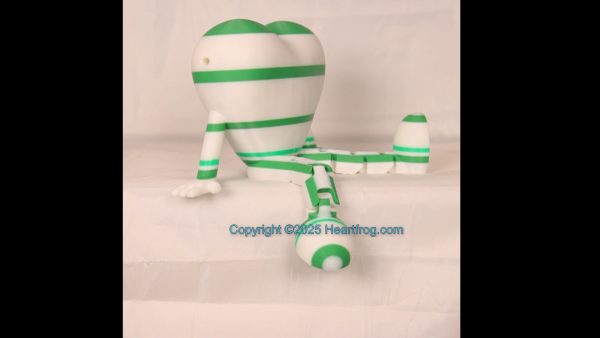 Green and White, Bling compatible, a hanging ornament and sit it on display when "not in use". Always a smile, Size: 150mm - Image 4