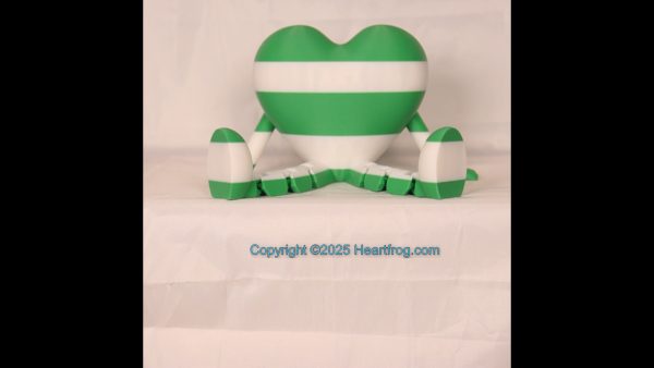 White and Green, Bling compatible, a hanging ornament and sit it on display when "not in use". Always a smile, Size: 150mm - Image 3