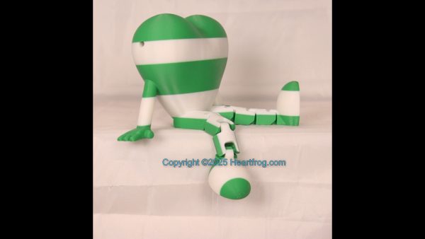 White and Green, Bling compatible, a hanging ornament and sit it on display when "not in use". Always a smile, Size: 150mm - Image 4