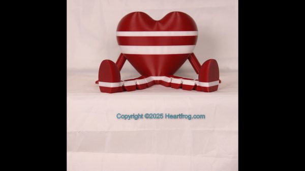 Red and White, Bling compatible, a hanging ornament and sit it on display when "not in use". Always a smile, Size: 150mm - Image 3
