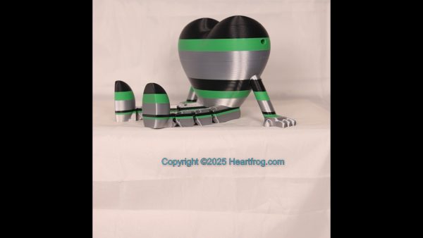 Silver, Green and Black, Bling compatible, a hanging ornament or sit it on display. Always a smile, Size: 150mm - Image 4