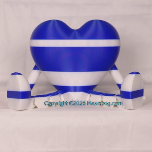 Blue White bling hanging ornament or sitting and looking cute. Always a smile., Size: 150mm, - Image 2