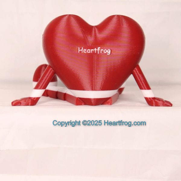 Love Your Heart Red White, can be hung as Bling or hanging ornament. , Size: 150mm, - Image 5