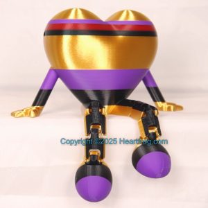 Gold Purple Black Red, SO COOL looking, can be hung as Bling or hanging ornament. , Size: 150mm,