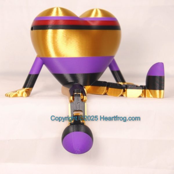 Gold Purple Black Red, SO COOL looking, can be hung as Bling or hanging ornament. , Size: 150mm, - Image 2